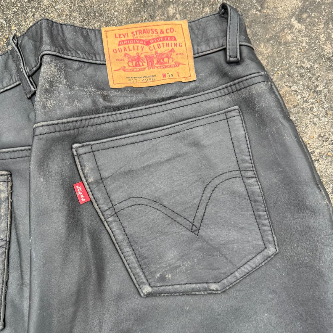 [36] 리바이스 517 부츠컷 말가죽 팬츠 상품이미지9