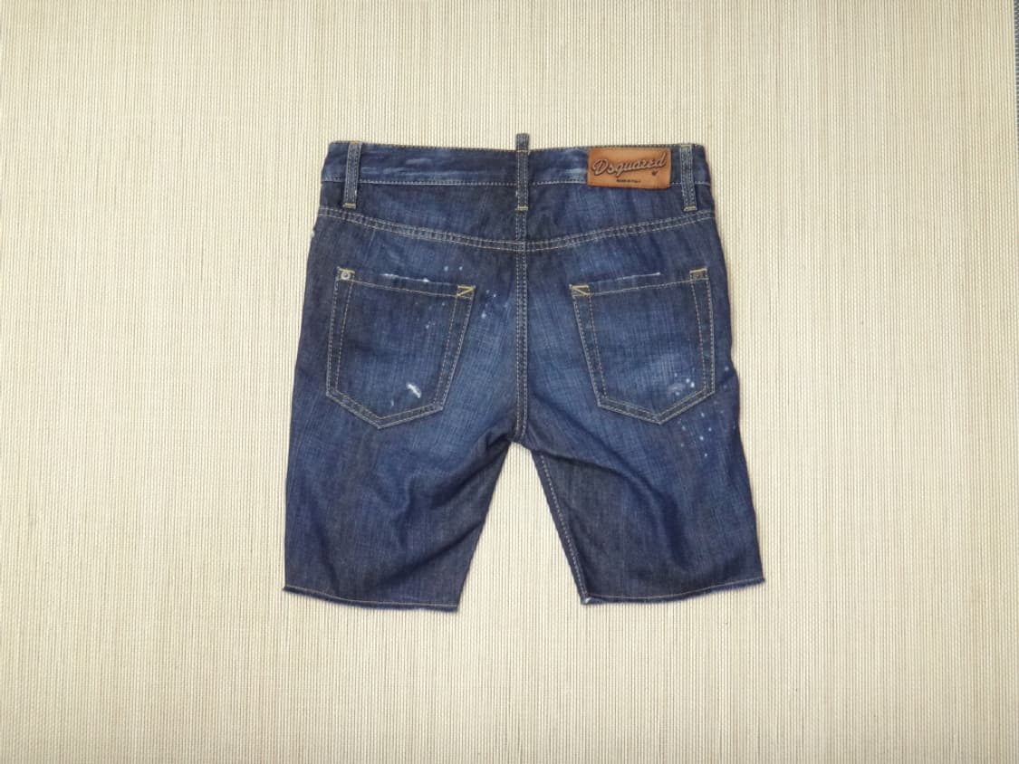 (38size) 디스퀘어드2 여성 데님 반바지 방울진 상품이미지2