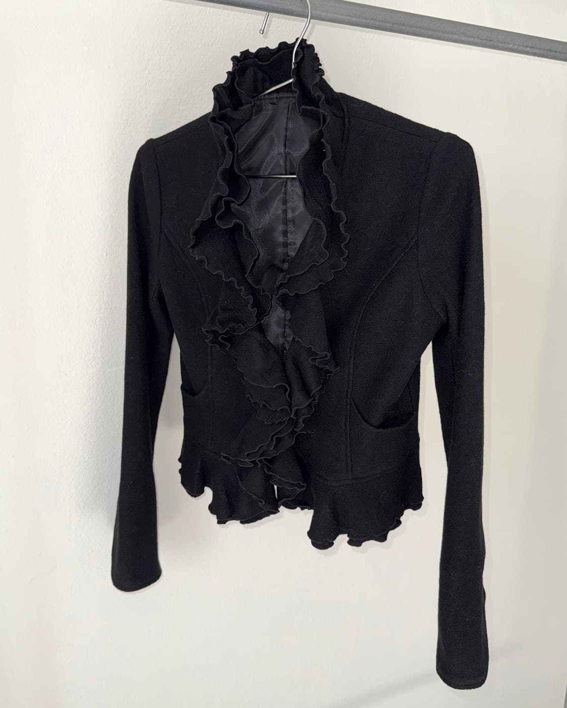 빈티지 프릴 울 자켓 상품이미지1