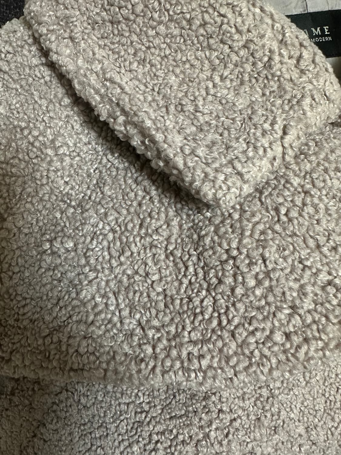 한섬타임 프리미엄 부클레 울100자켓점퍼 상품이미지7