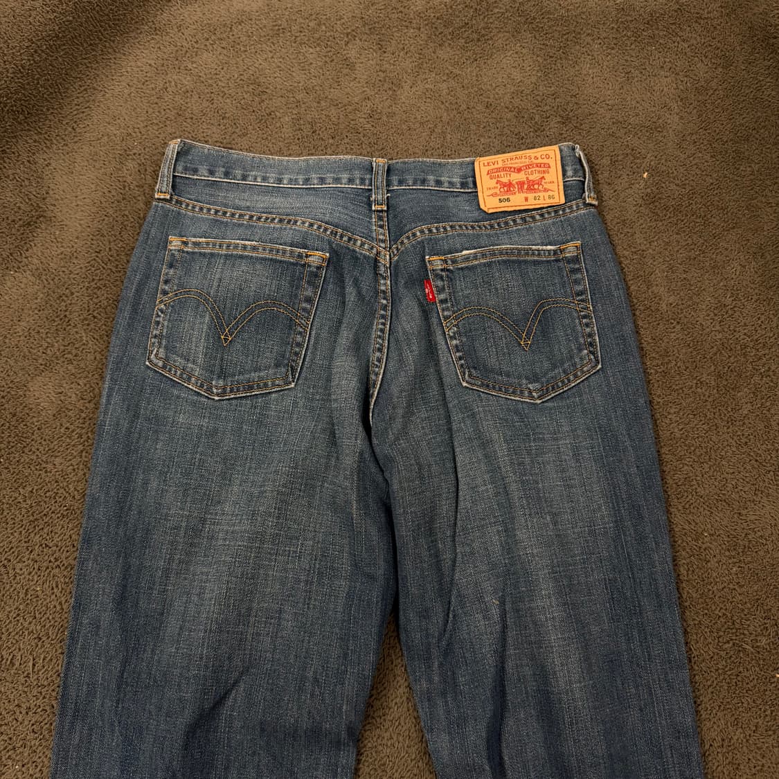 [ 정품/82X86 ] 리바이스 506 데님 청바지 상품이미지1