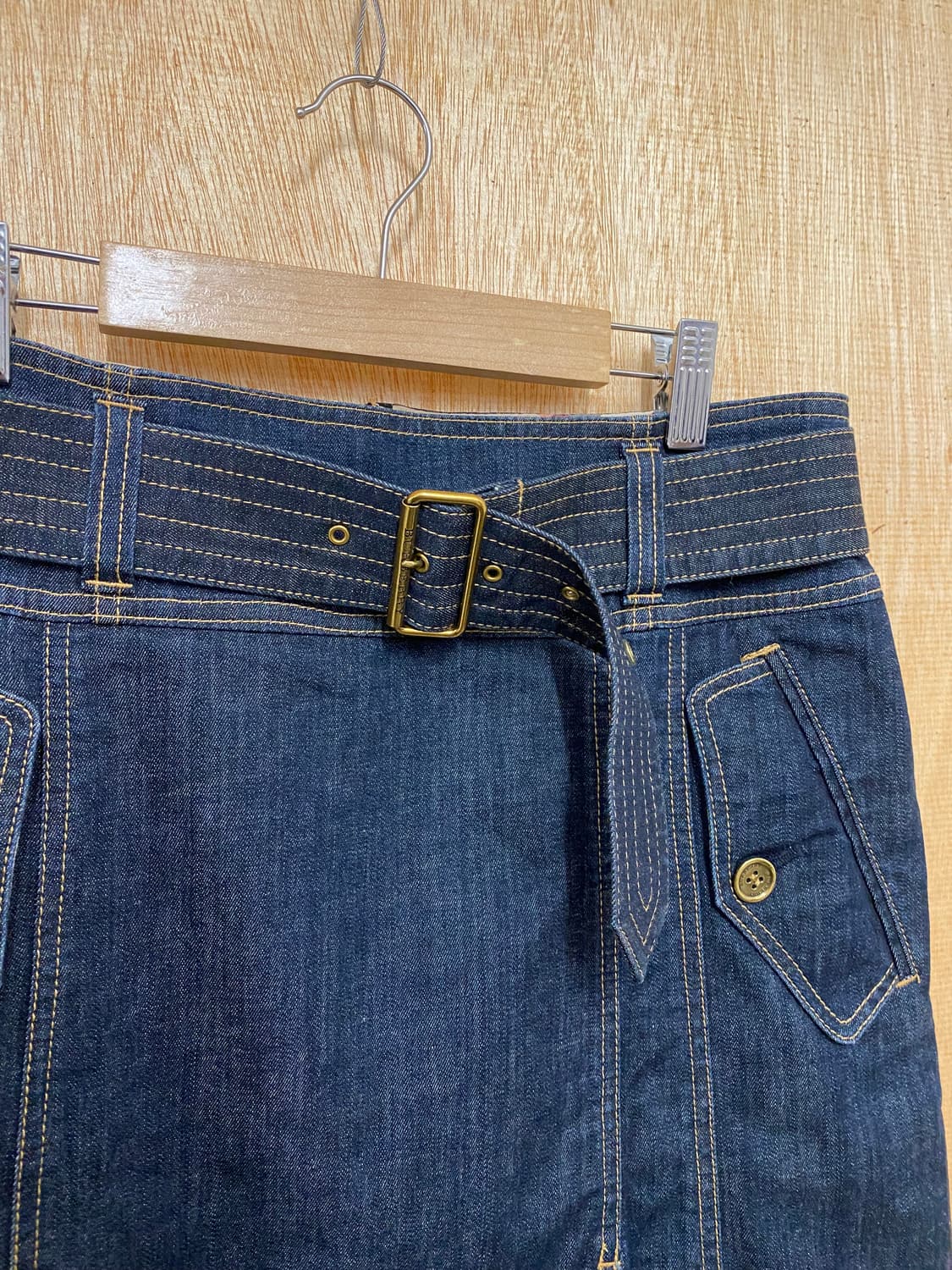 BURBERRY belted denim skirt 상품이미지5