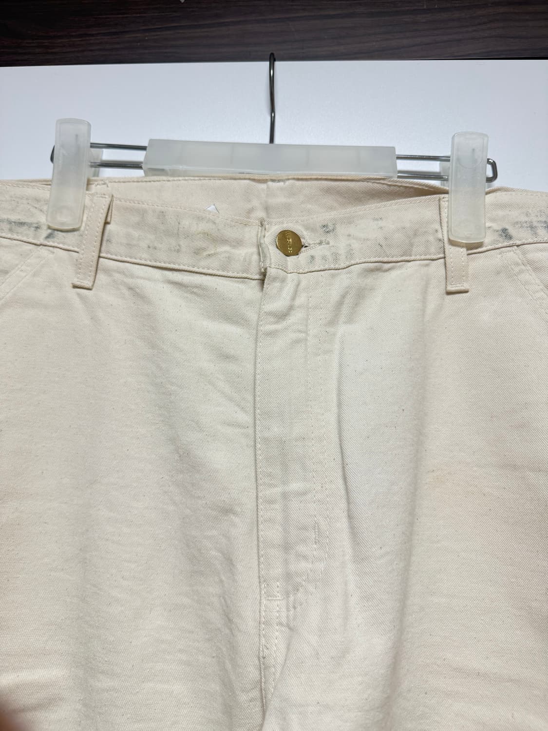 00s 빈티지 칼하트 카펜터팬츠 네츄럴 (34x30) 상품이미지3