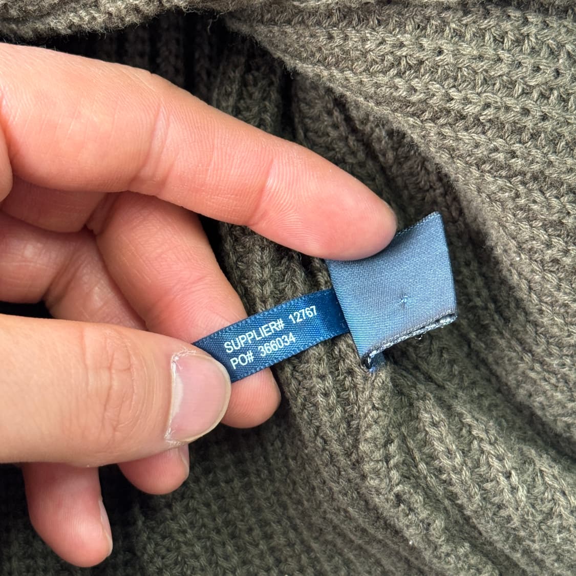 폴로랄프로렌 카키 숄카라 가디건 M 상품이미지7