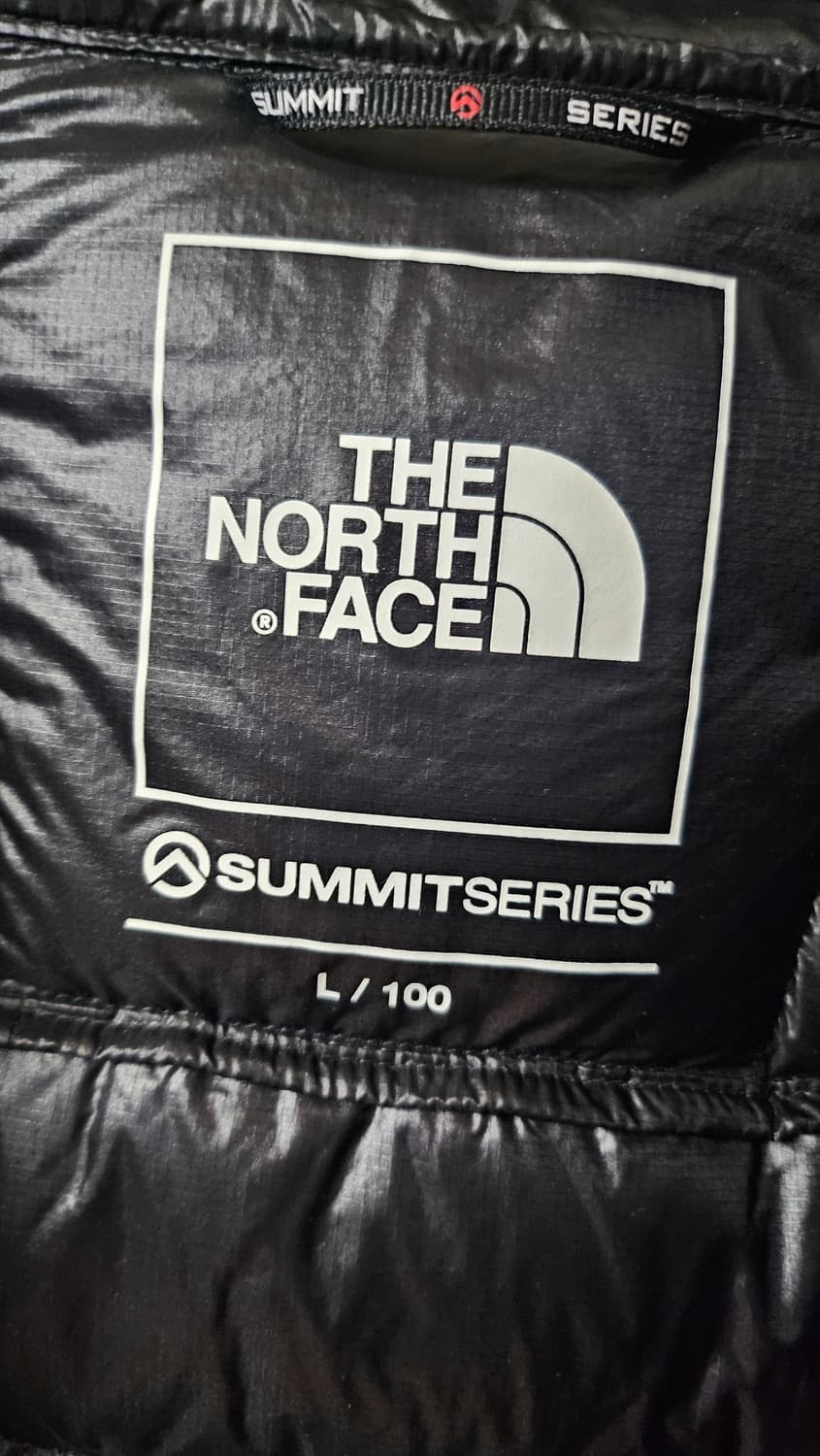 새 상품) 노스페이스 써밋 마테호른 rds 다운 자켓 리얼 블랙 상품이미지4