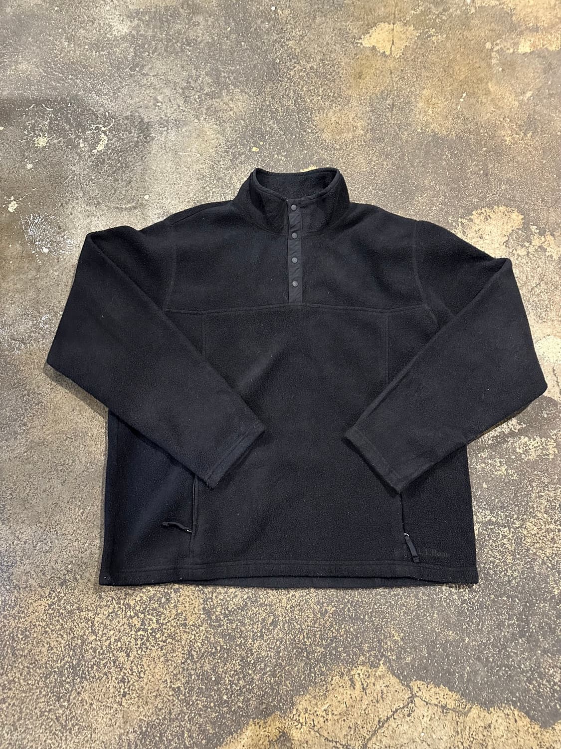 빈티지  엘엘빈 하프스냅 플리스  상품이미지1