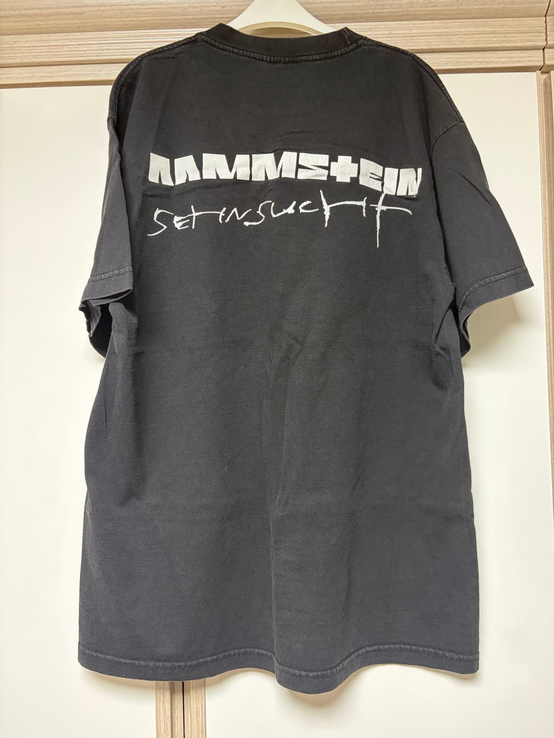 [L] 빈티지 90s rammstein 람슈타인 밴드 티셔츠 상품이미지2