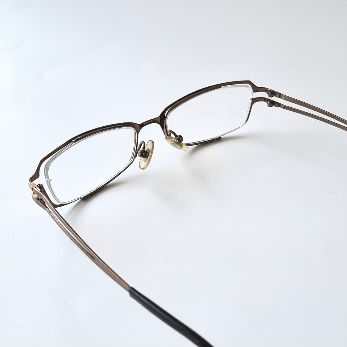 데드스탁 긱시크 유니크 더블 라인 메탈 안경테 1512 상품이미지5