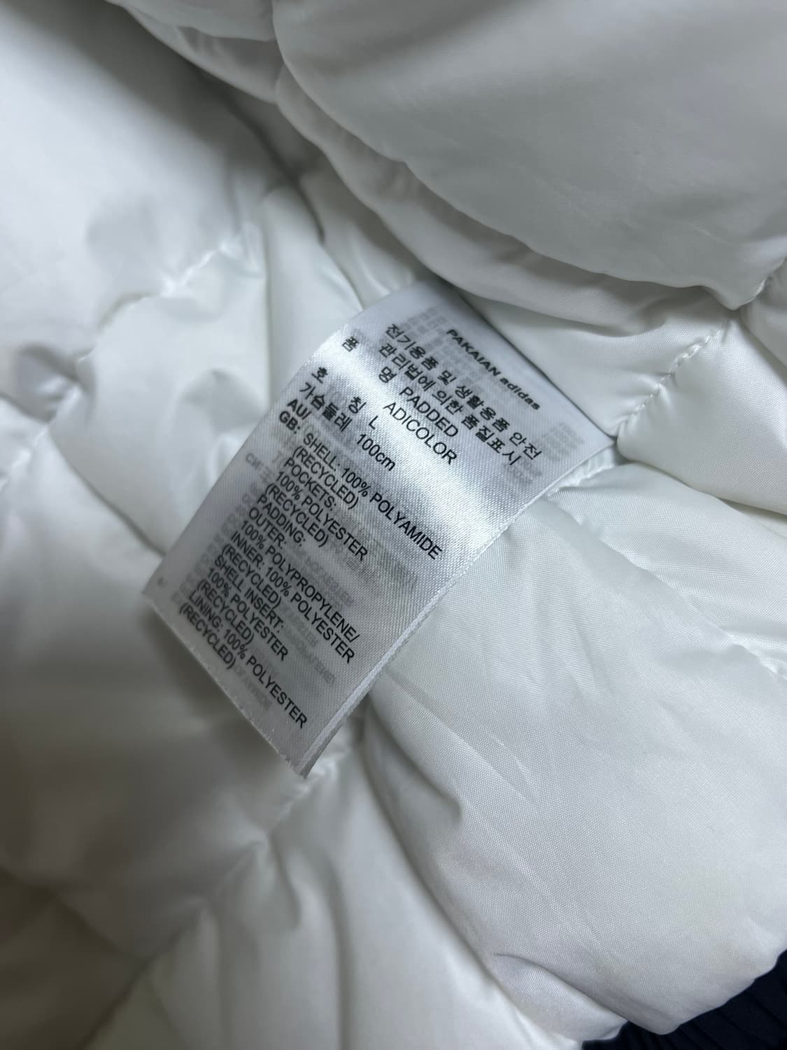 아디다스 패디드 아디컬러 패딩점퍼  상품이미지5