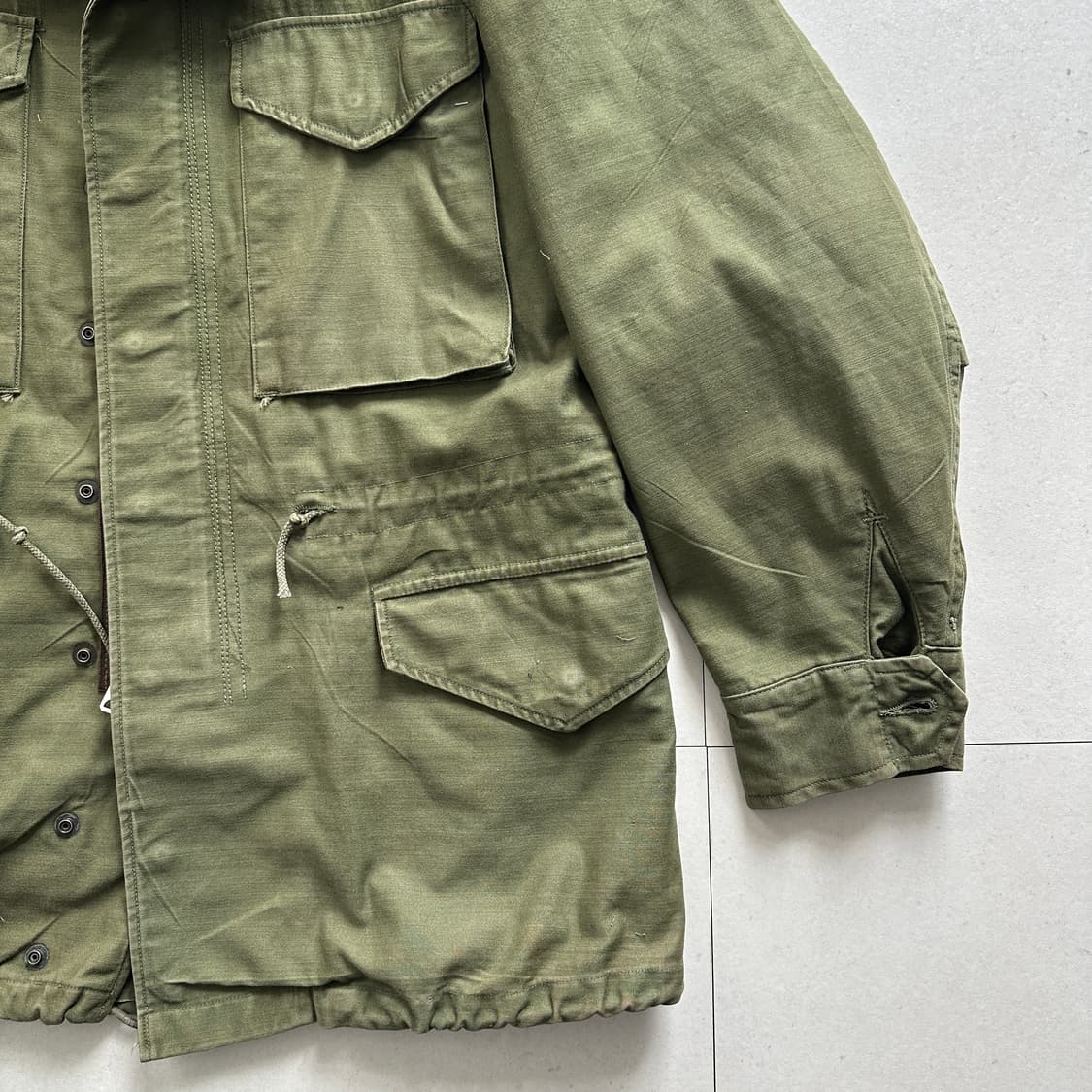 50s 미군 M51 필드 자켓 OG107 숏스몰(S/S)  상품이미지3