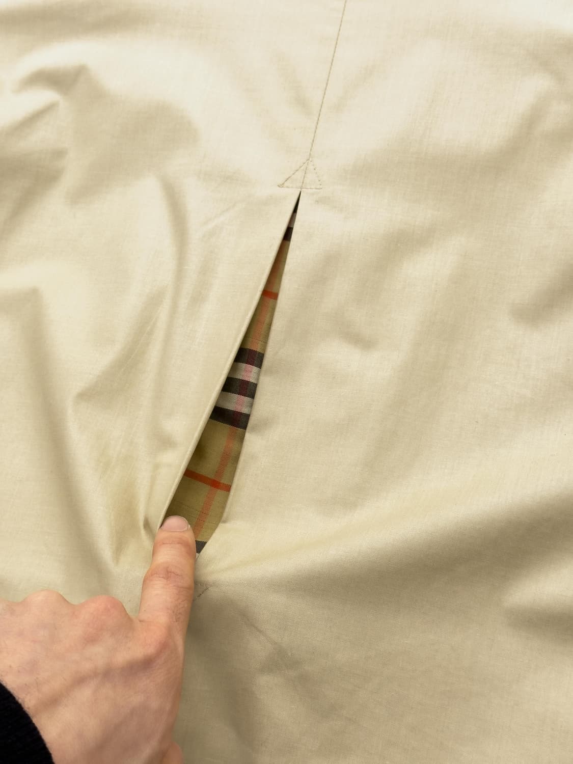 80s 버버리 영국제 코튼 블루종 상품이미지7