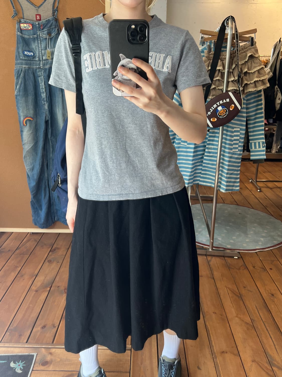 아베크롬비 그레이 반팔  상품이미지2