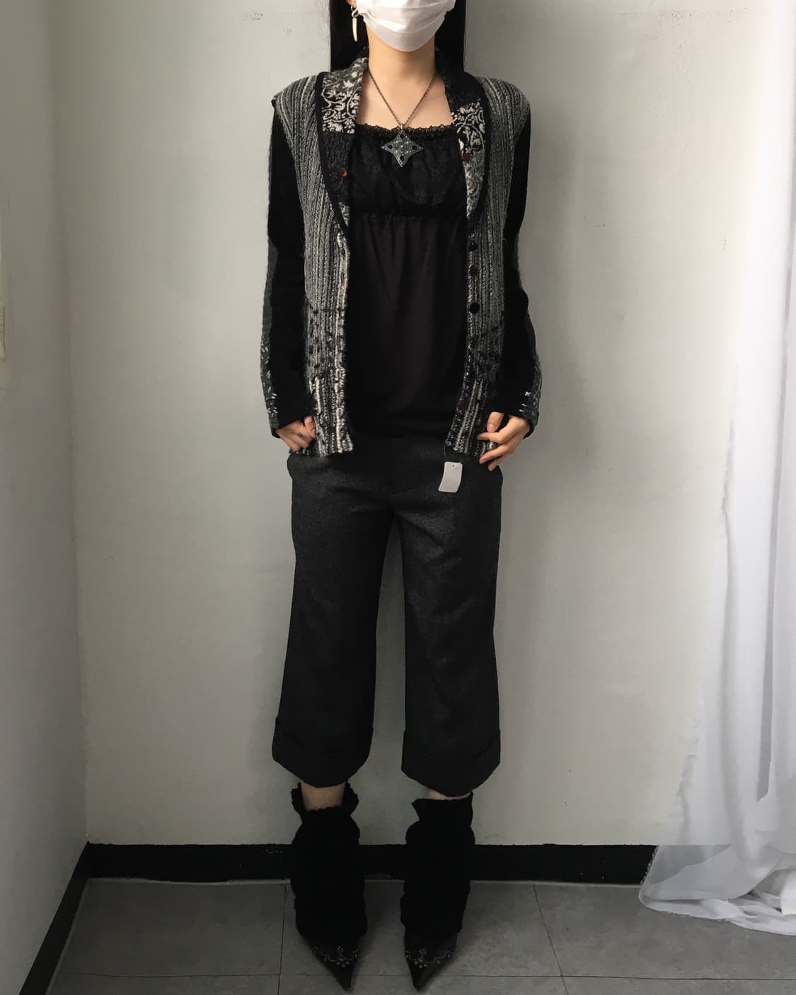 Lace point sleeveless 상품이미지5