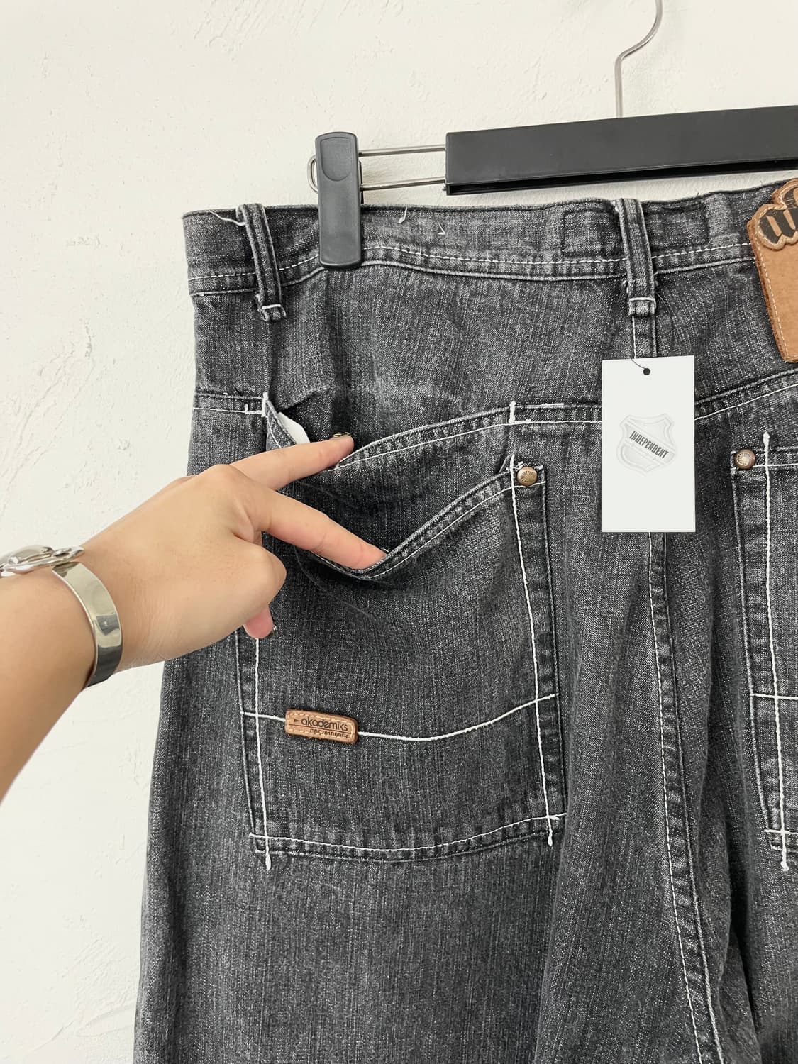 아카데믹스 루즈핏 데님 팬츠 상품이미지6