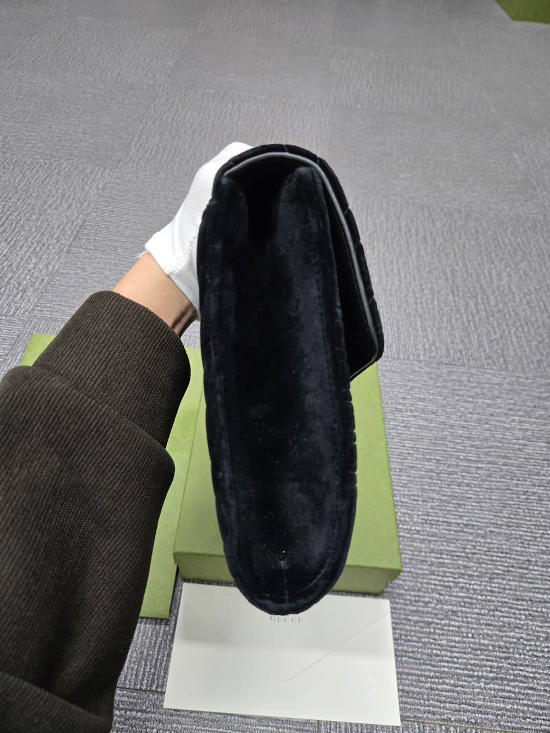 [특가][정품] 구찌 벨벳 플랩 클러치백 상품이미지3