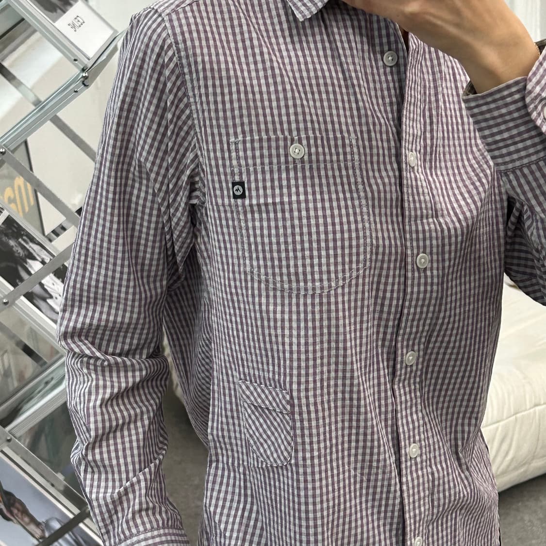 마모트 체크 셔츠 상품이미지4