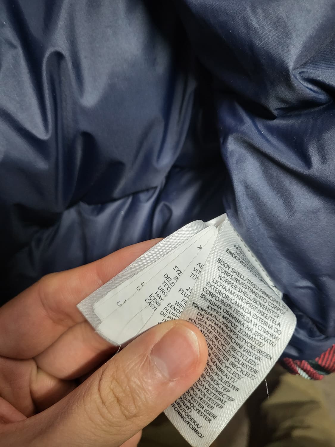 폴로  체크 패딩 상품이미지5