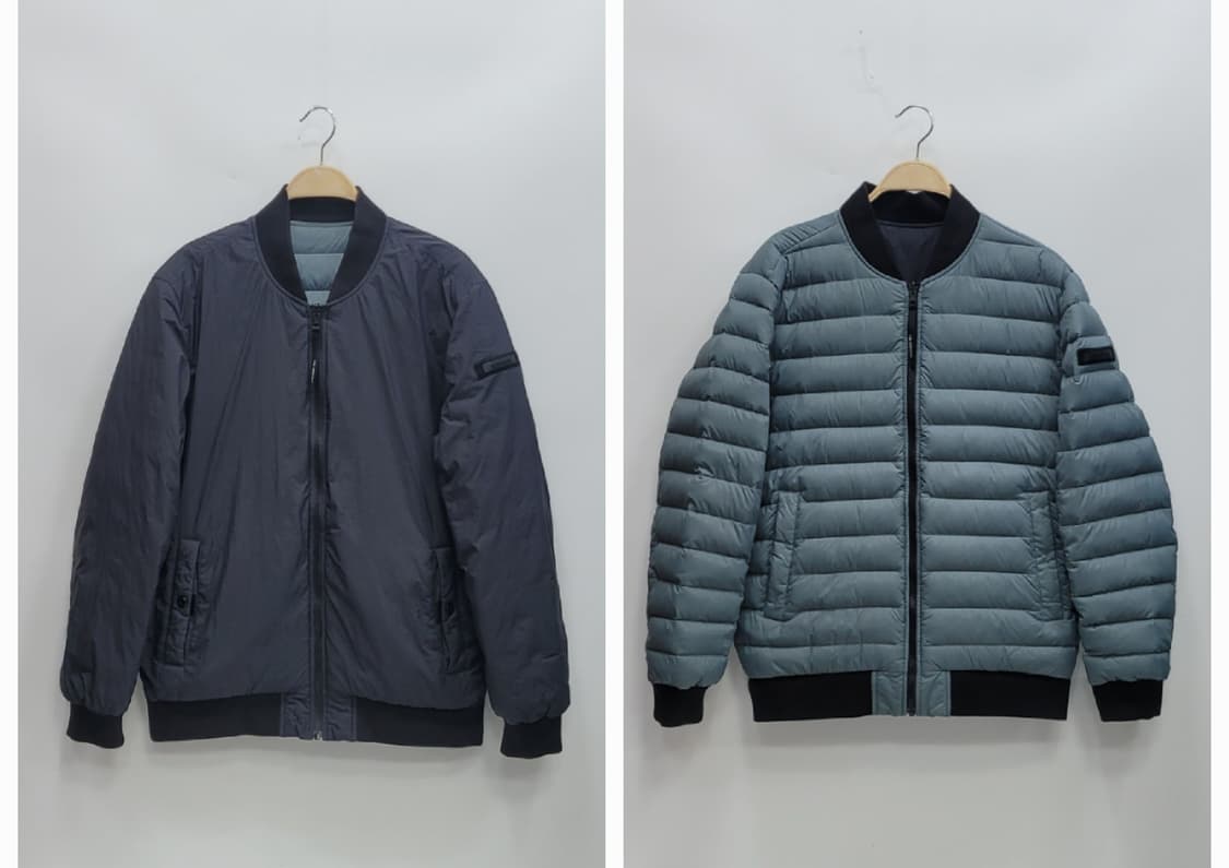 EIDER 20FW 아이더 리버시블 구스 다운 패딩 블루종 / 남 XL
 상품이미지1