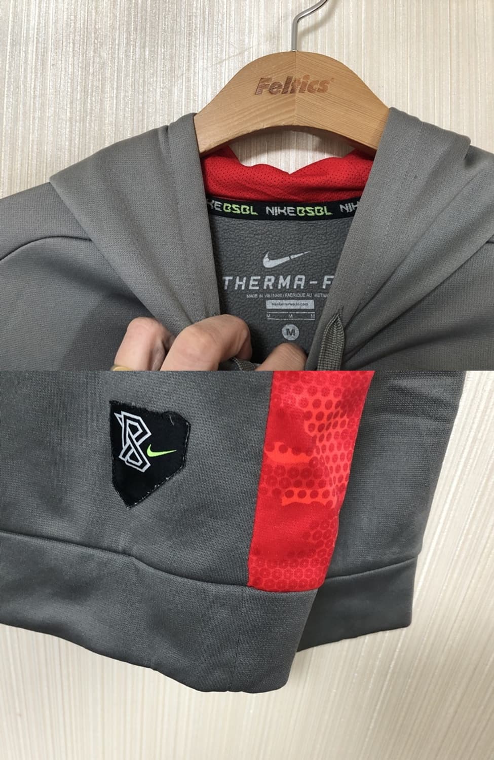 나이키베이스볼 후드티셔츠/풀오버후디 M(100) 상품이미지4