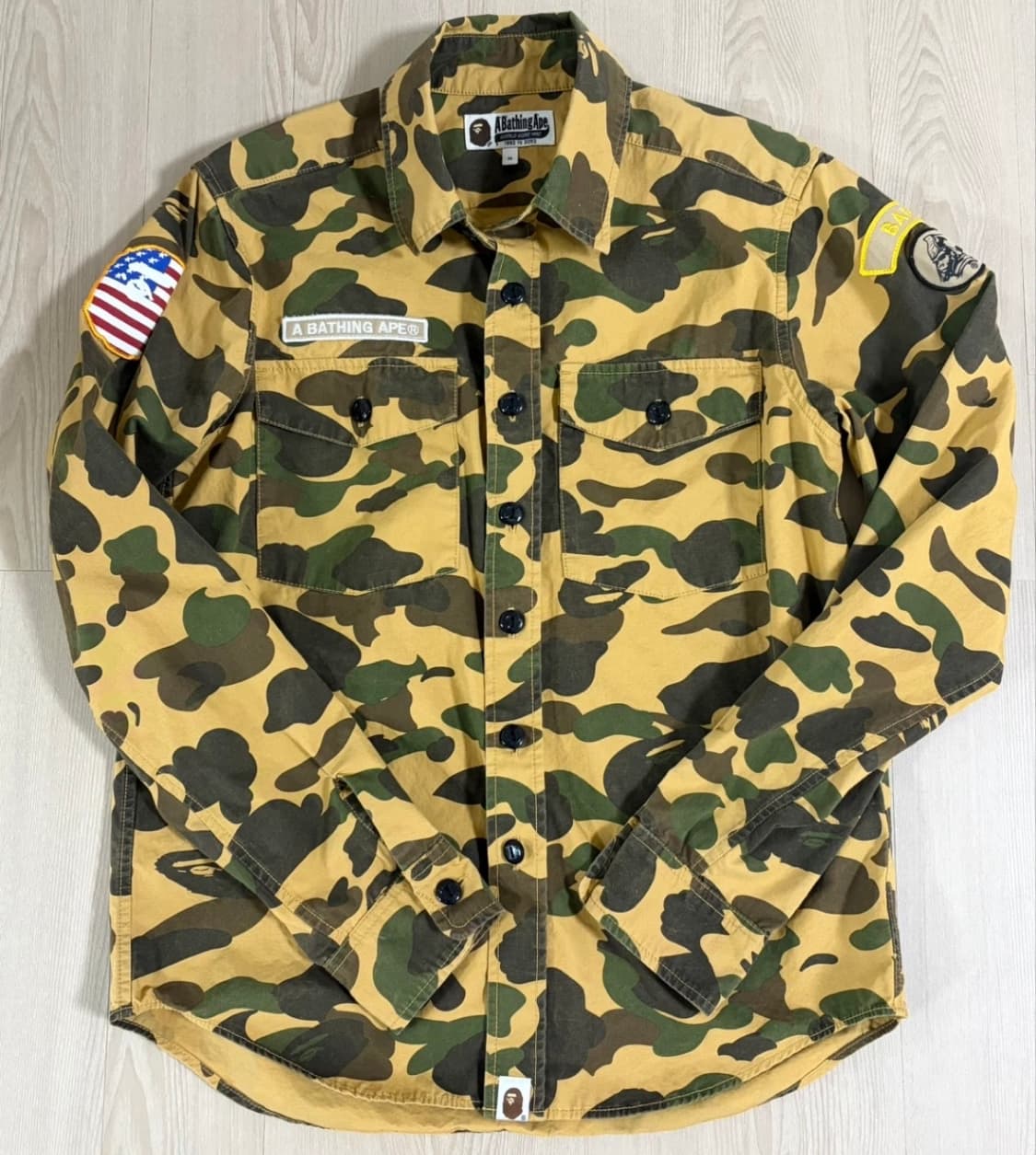 베이프 황계 셔츠 S사이즈 상품이미지1