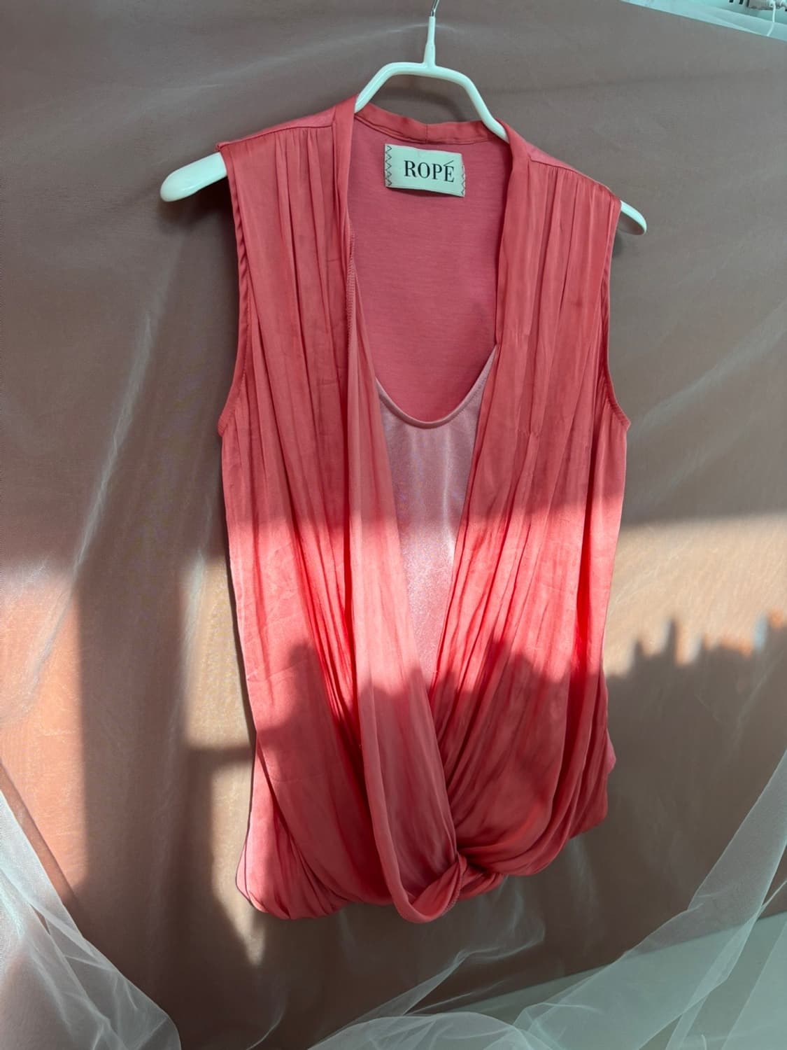 ROPE Lyocell Layered Sleeveless Top 상품이미지1