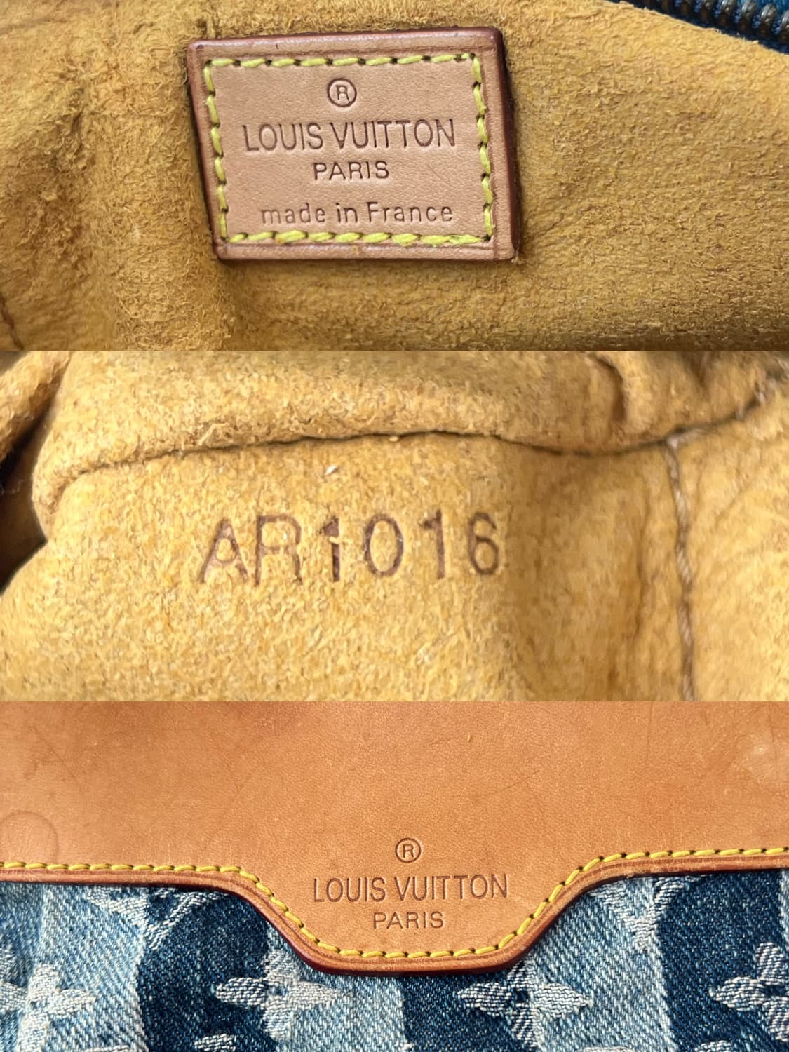 루이비통 리미티드 에디션 데님 모노그램 포르트 에폴 레이 MM 숄더백 상품이미지10