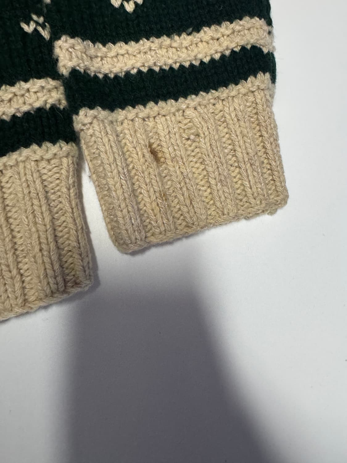 정품!! 여성 폴로 랄프로렌 램스울 핸드 니트 L 상품이미지5