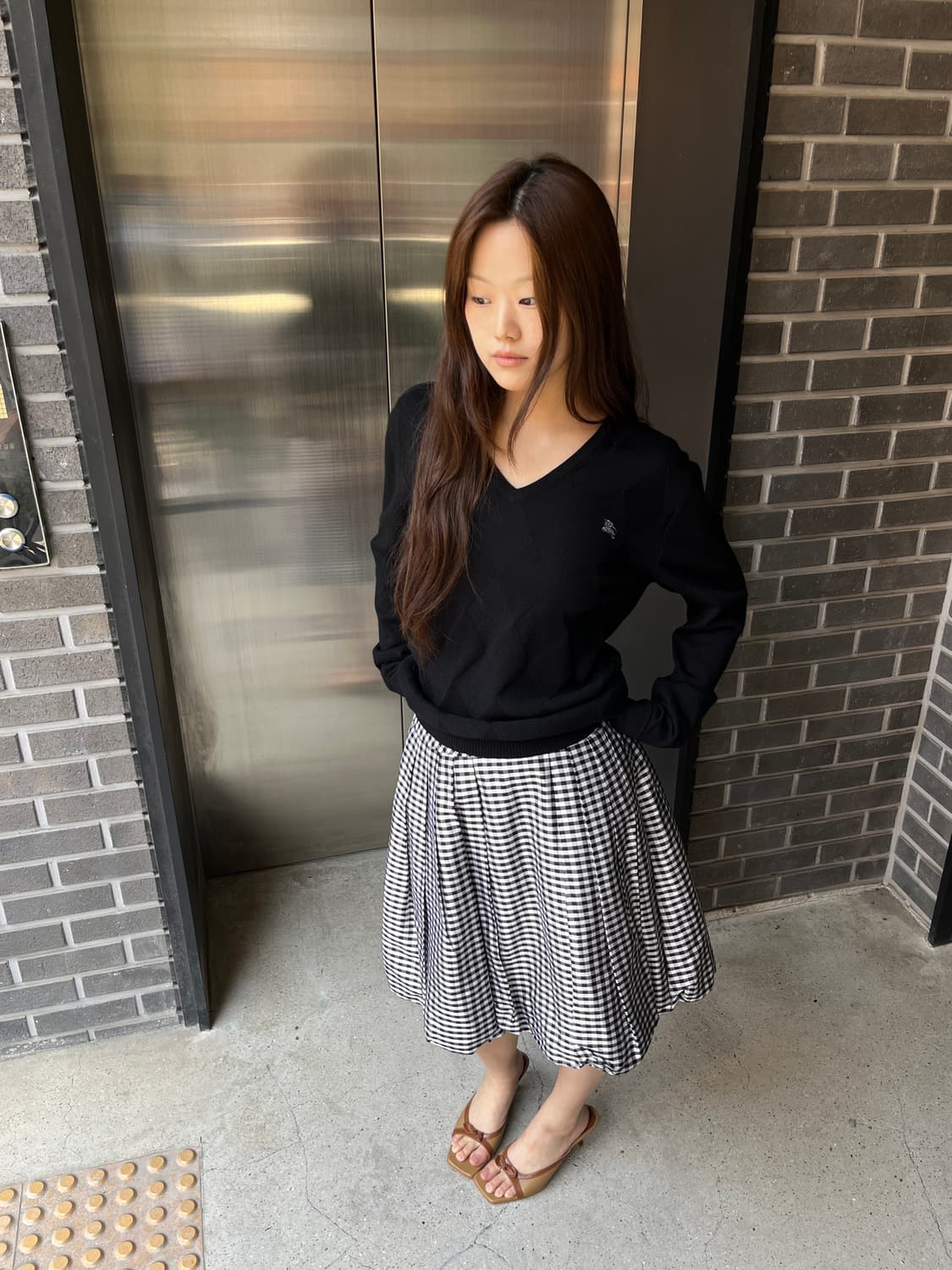 Burberry 버버리 로고 니트 블랙 상품이미지2