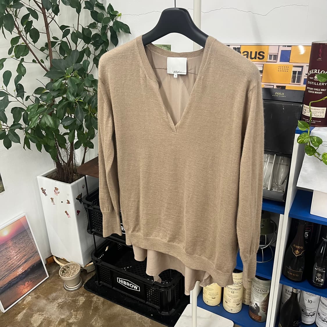 3.1필립림 레이어드 니트 M 상품이미지1