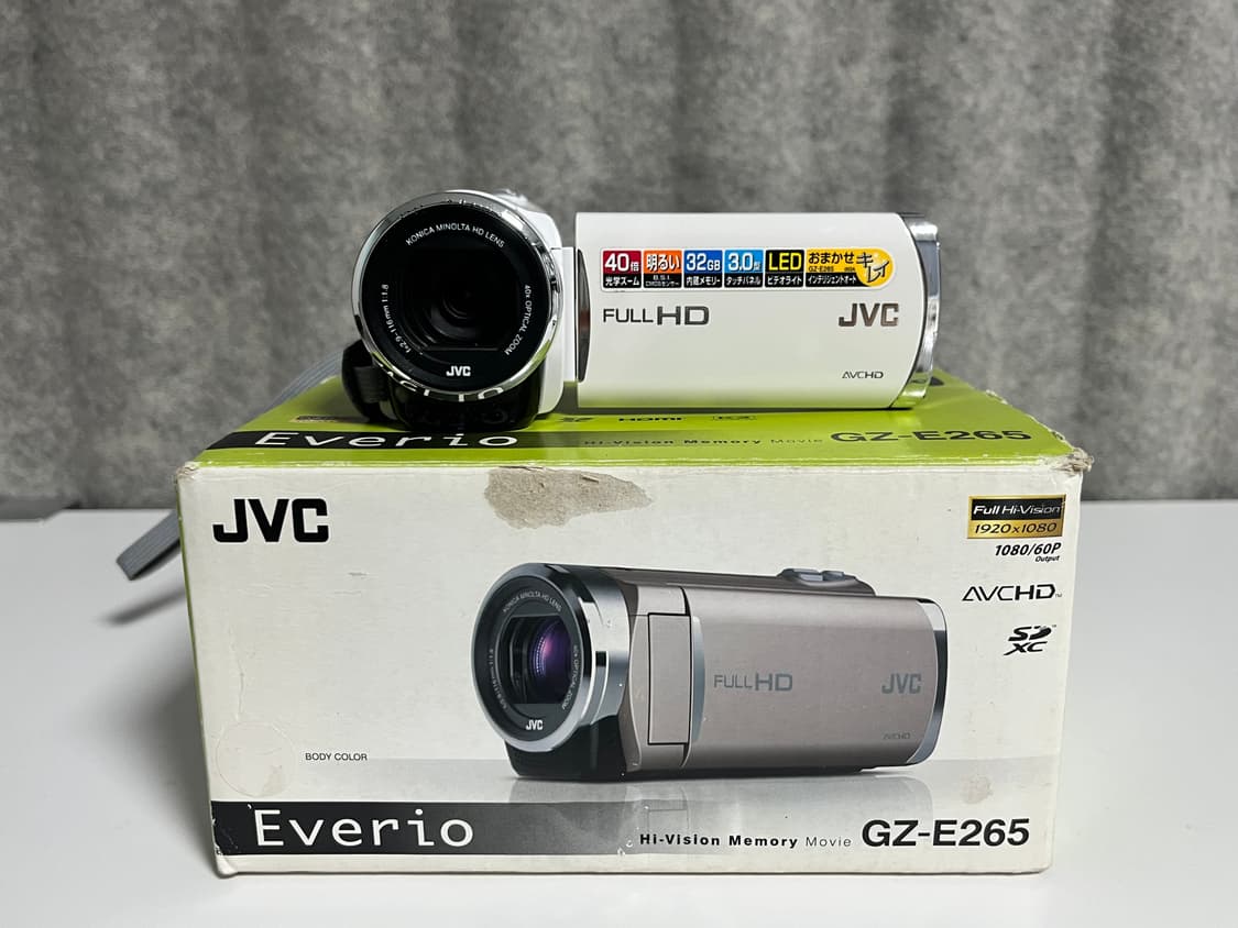 ☑️ 최고구성 ☑️무배/소장 강추 / jvc gz e265 빈티지 캠코더 상품이미지3