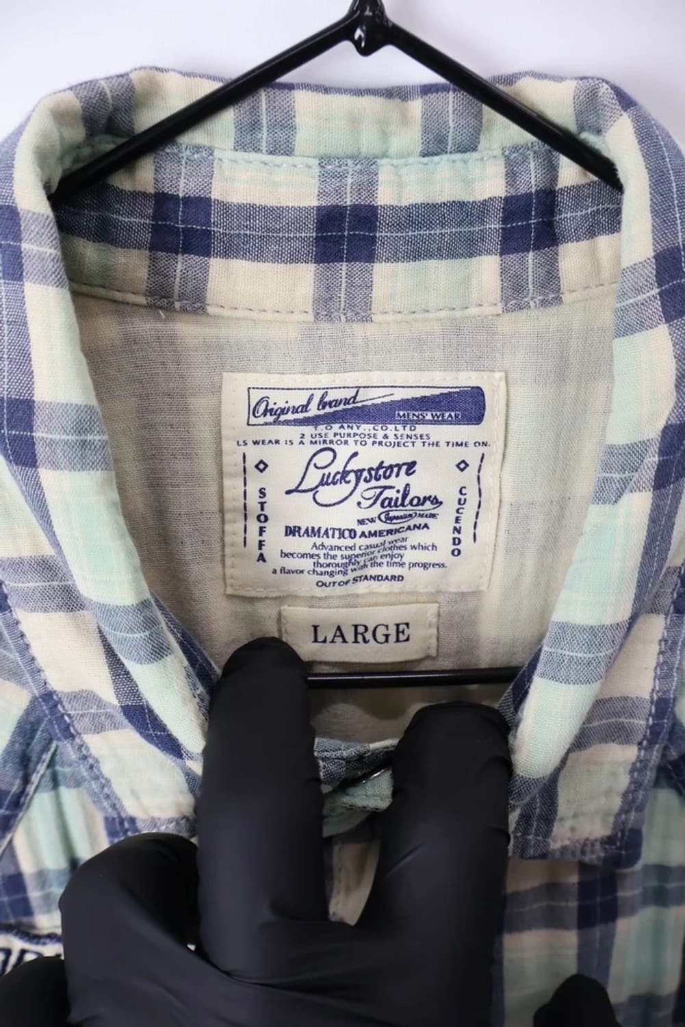 Luckystore Gallery Patch Plaid Shirt  상품이미지5