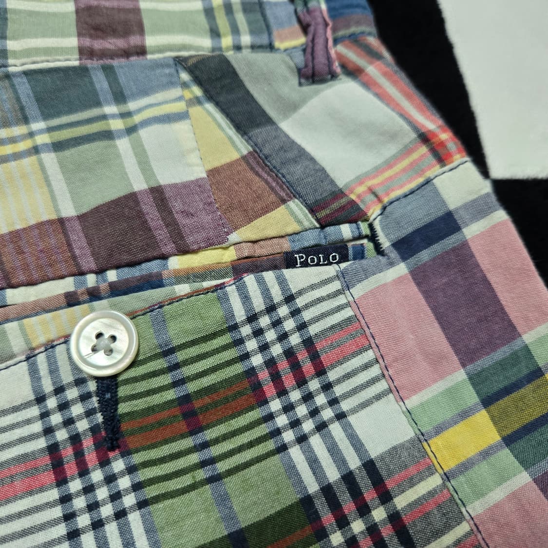 29 폴로랄프로렌 마드라스 패치워크 반바지 상품이미지6