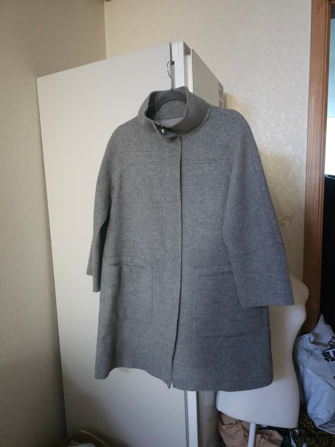 캘빈클라인 핸드메이드 하프코트 상품이미지1