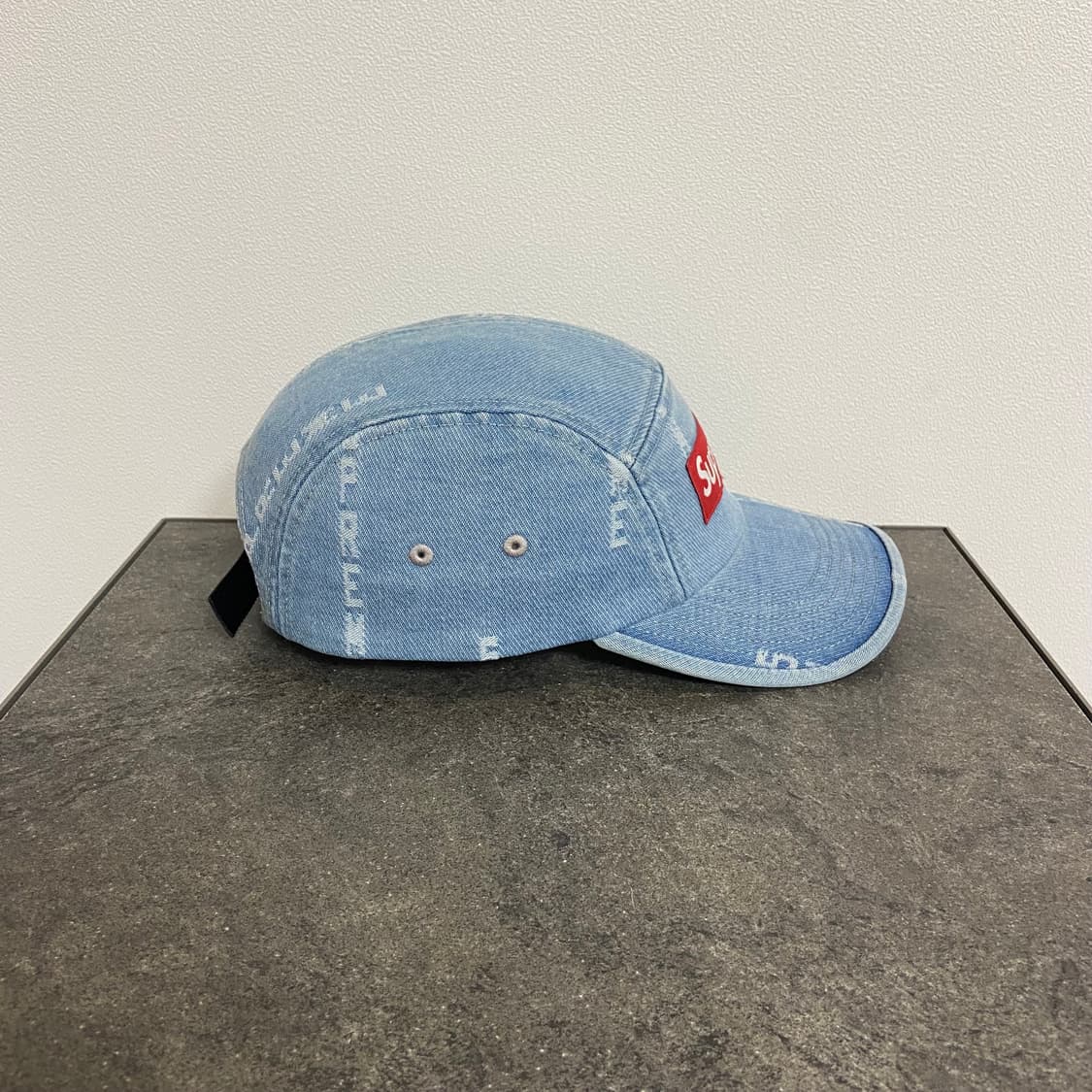 (OS) 슈프림 박스로고 캠프캡 모자 워시드 데님 상품이미지2