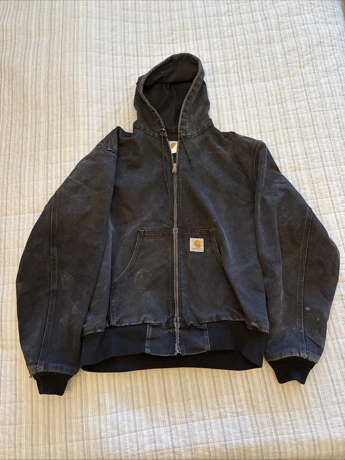 칼하트 JR105 빈티지 액티브 자켓 블랙 상품이미지1