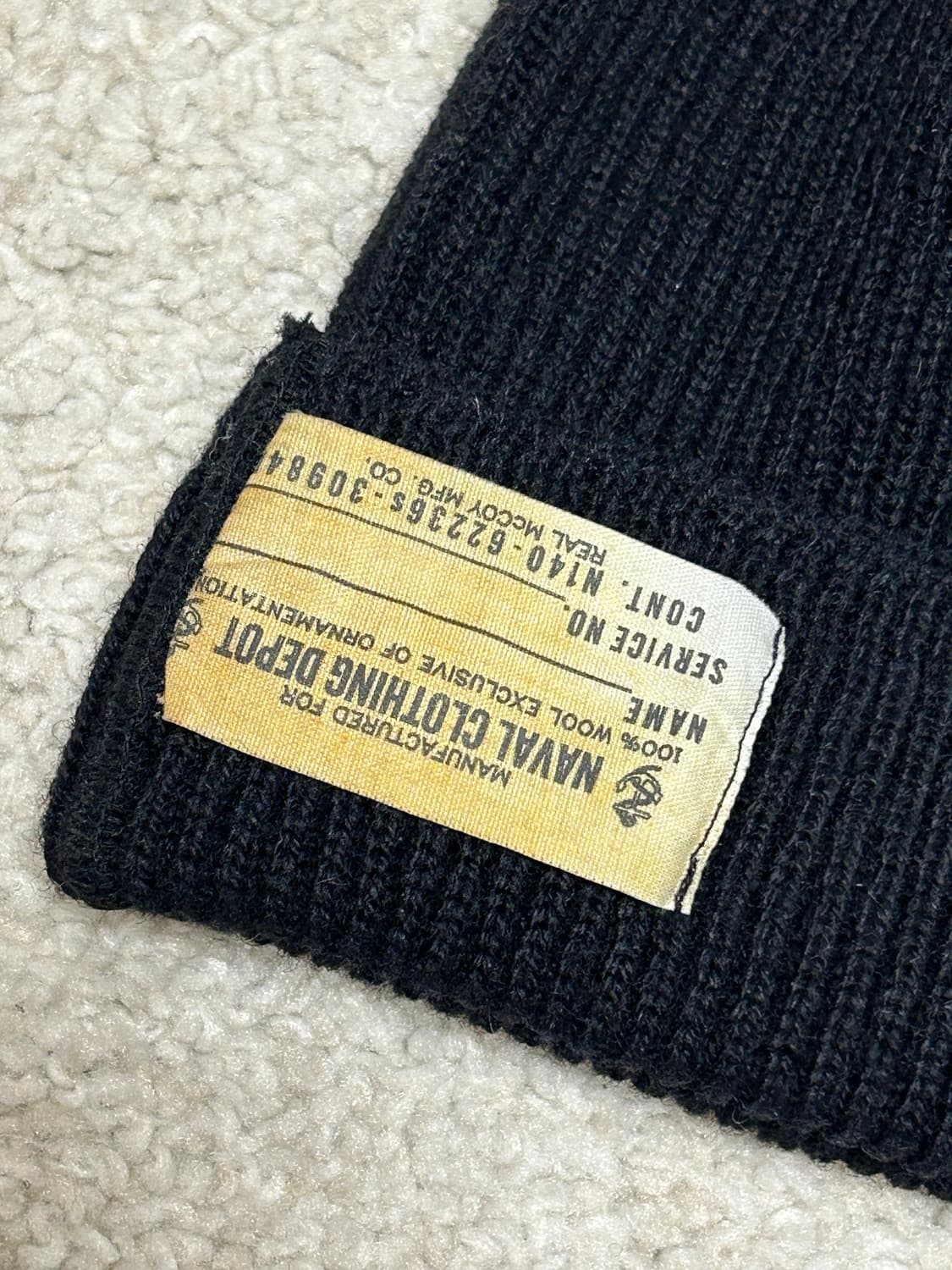 리얼 맥코이 U.S. NAVY WATCH CAP 상품이미지3