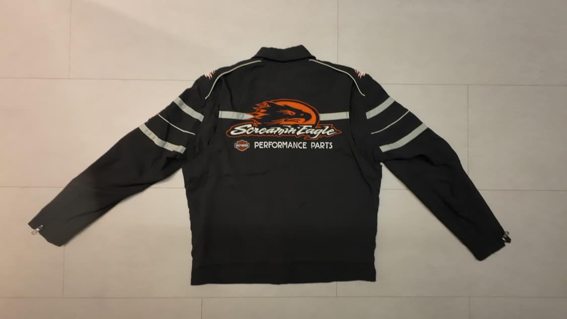 할리데이비슨 스크리밍이글 레이싱 자켓 블랙 상품이미지2