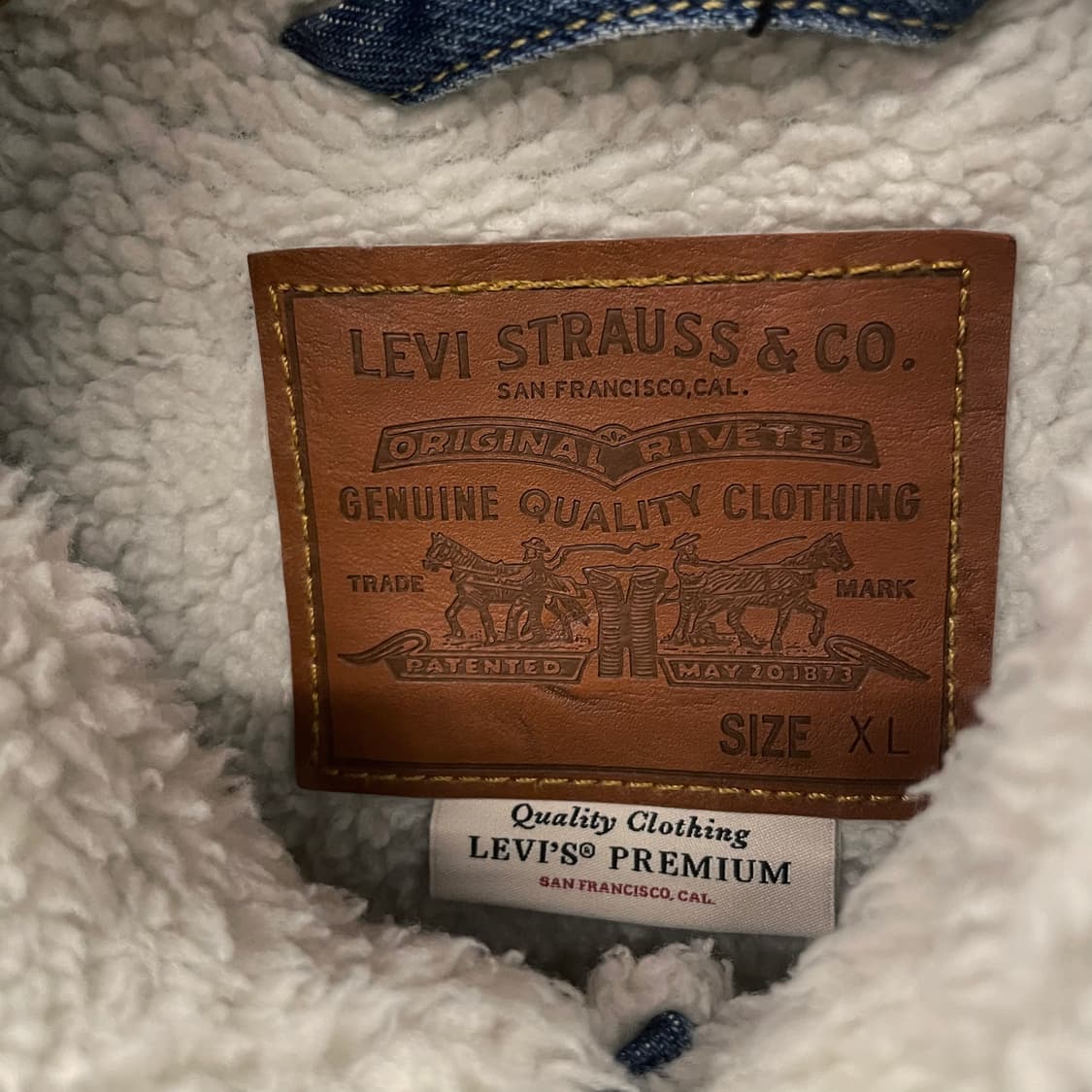 리바이스 프리미엄 타입1 쉐르파 데님 트러커 자켓 상품이미지7