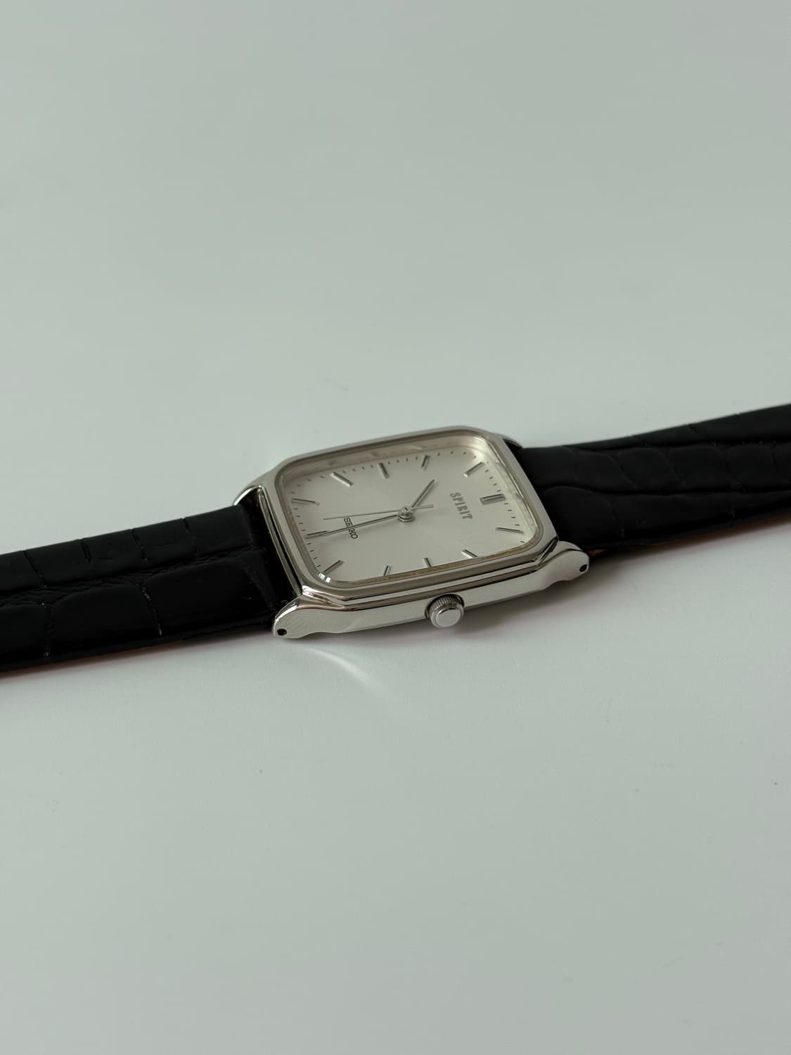 1990s Spirit Snow Dial Tank Quartz 상품이미지3