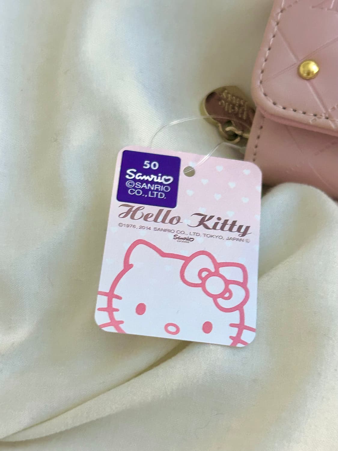 일본 산리오 헬로키티 에나멜 핑크 갸루 희귀 고전 지갑 y2k 상품이미지3