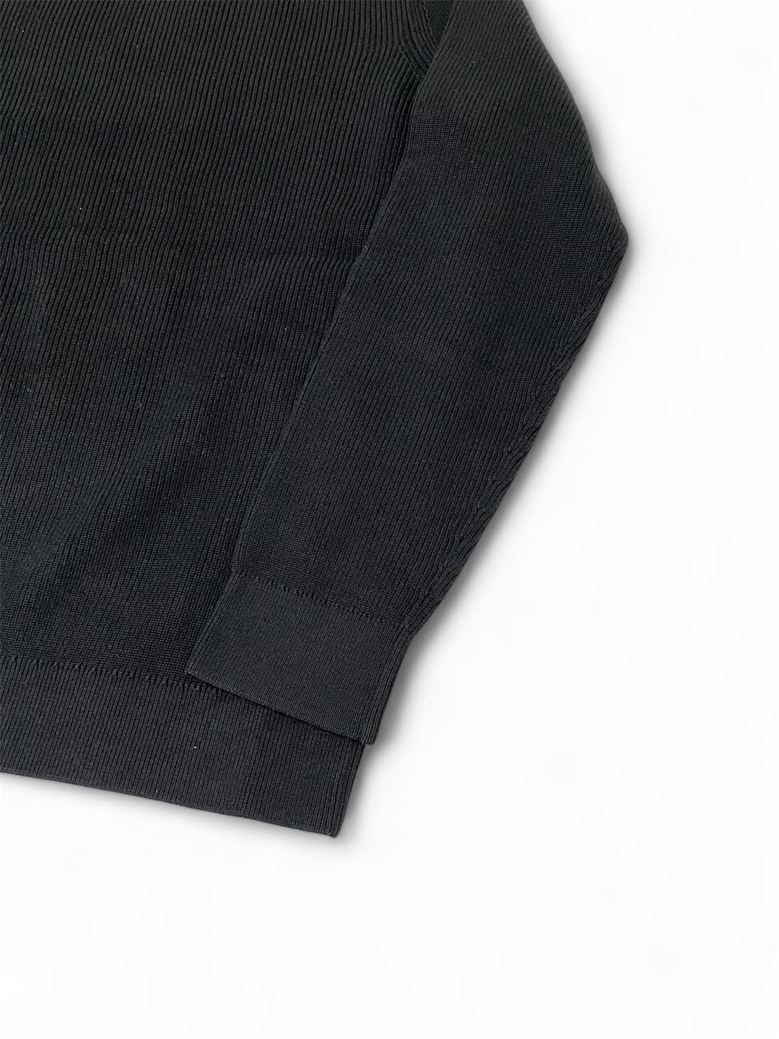 COS Regular Fit Cotton Knit Black L 상품이미지4