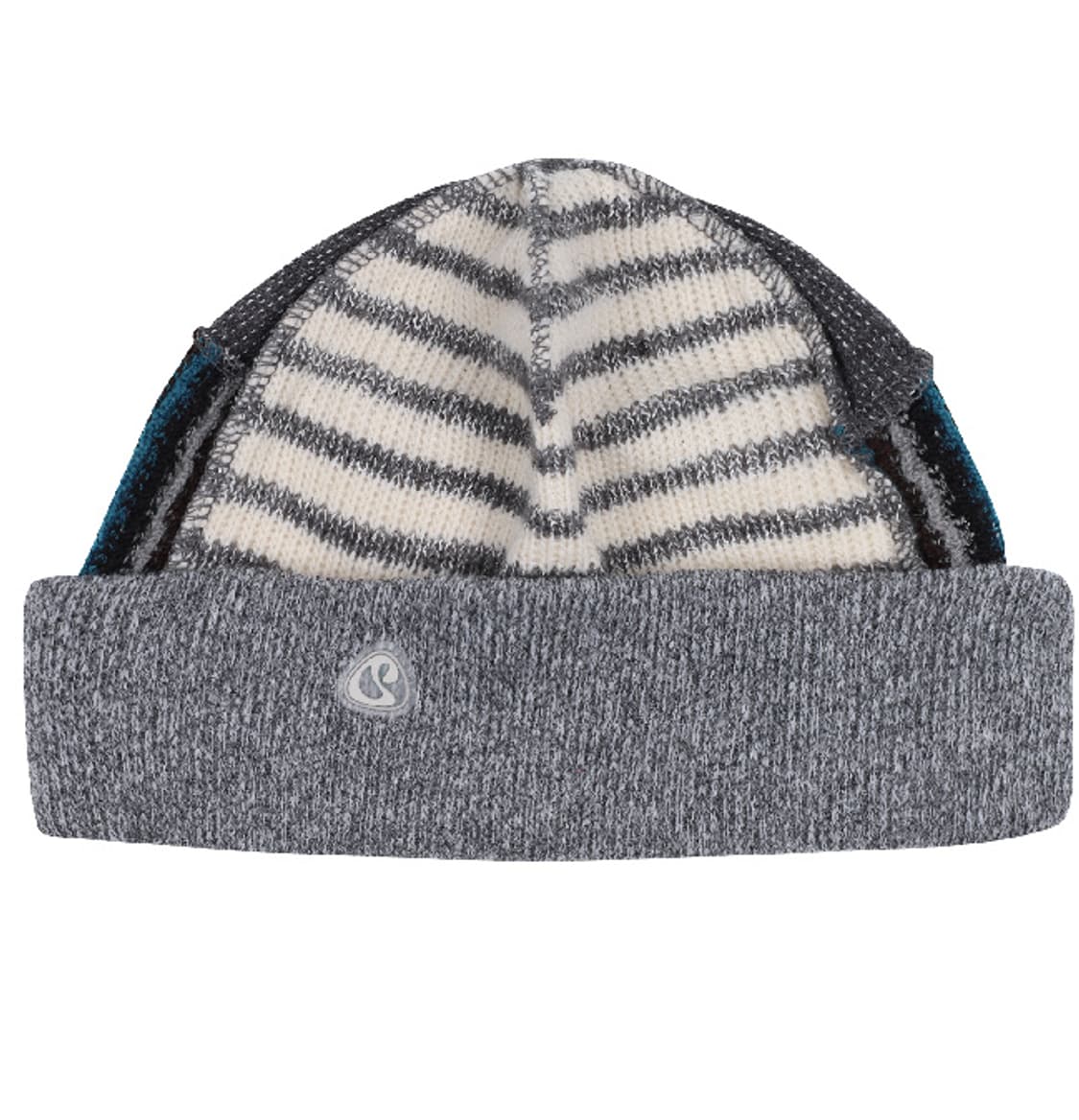코이세이오 PATCHWORK BEANIE GREY 상품이미지1