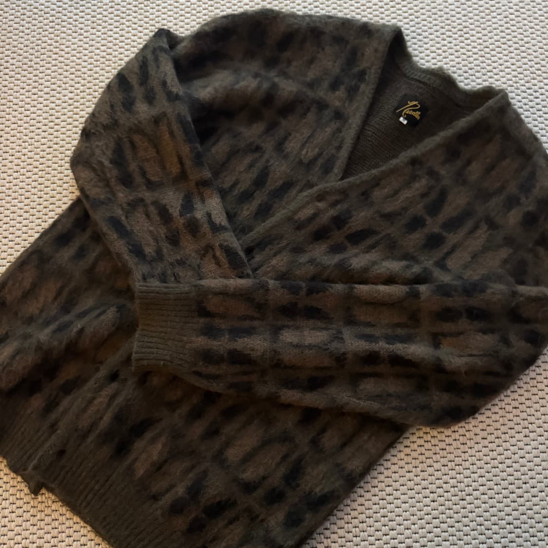 니들스 빠삐용 가디건 브라운 M 상품이미지1