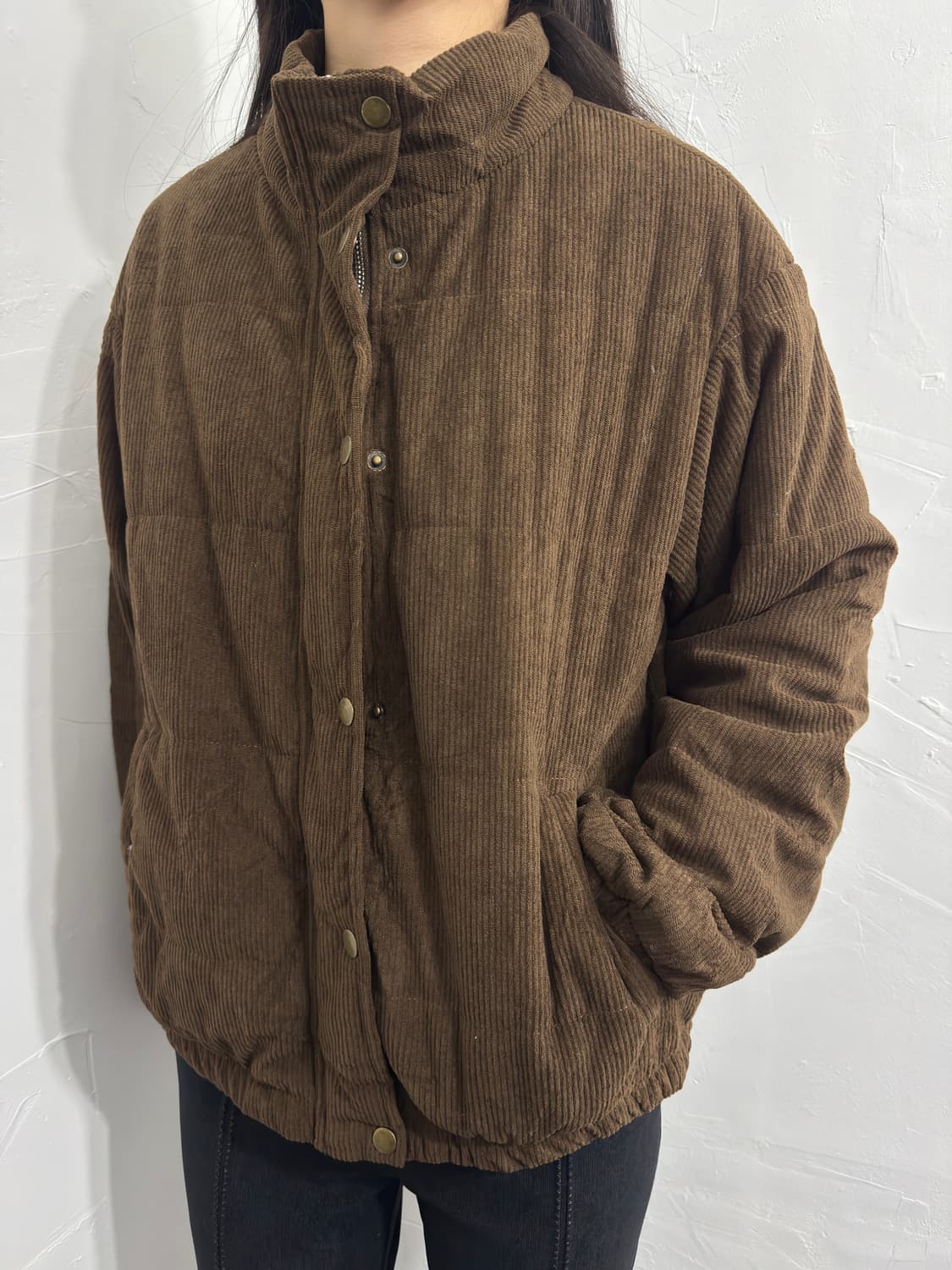 shein brown jacket 상품이미지5