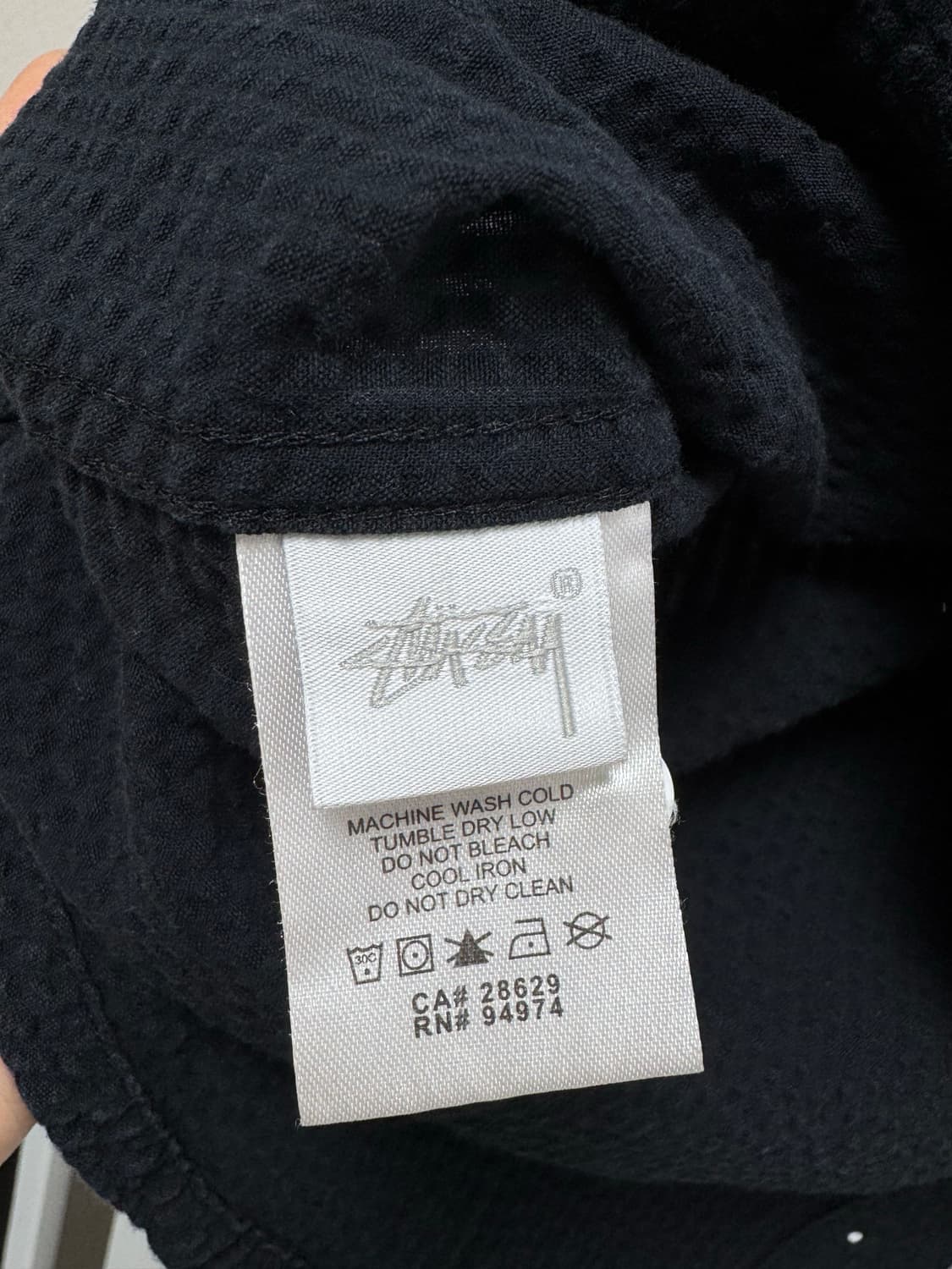 정품) 스투시 시어서커 반팔 셔츠 S 상품이미지5