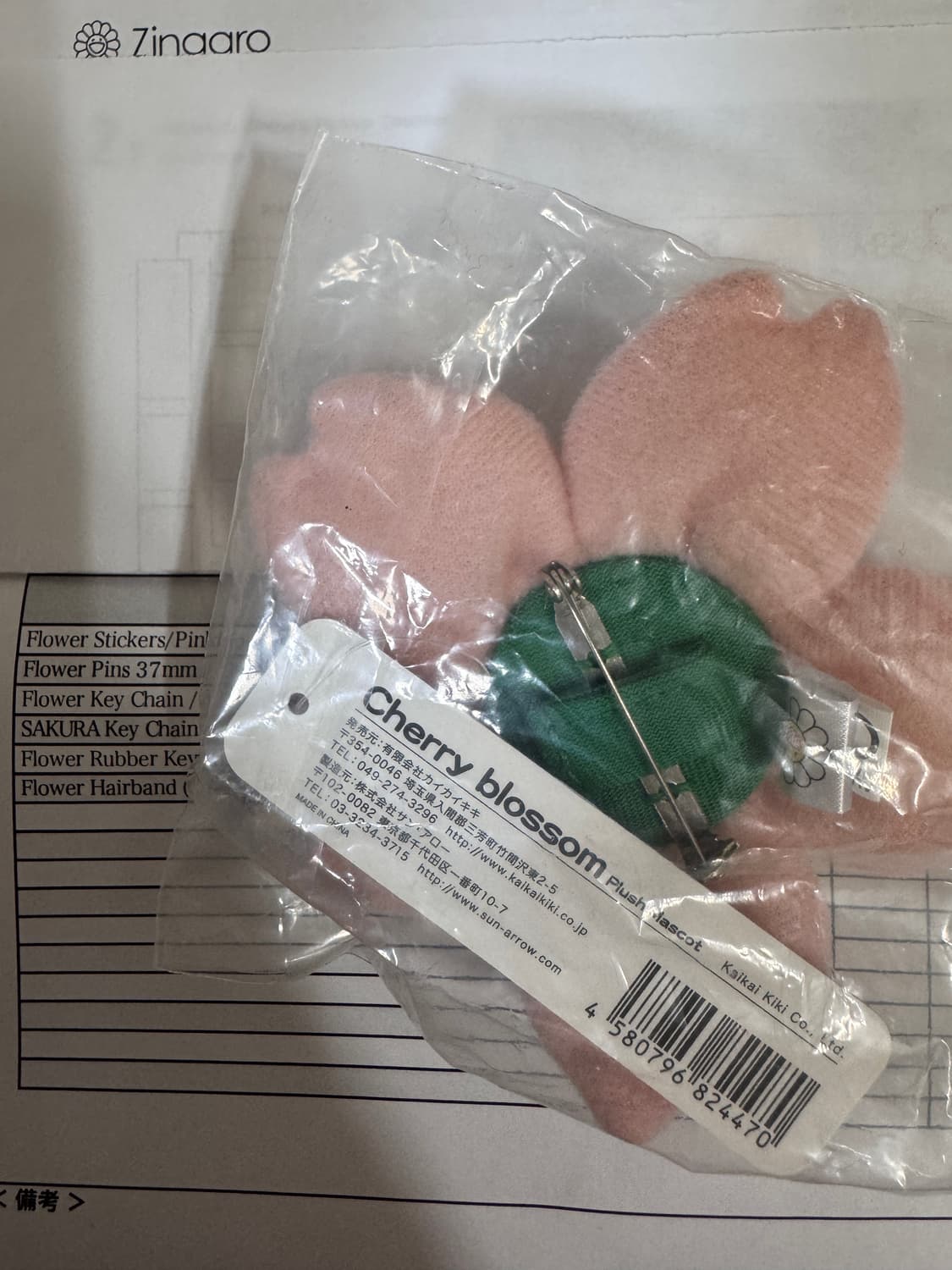 카이카이키키 벚꽃 마스코트 상품이미지3