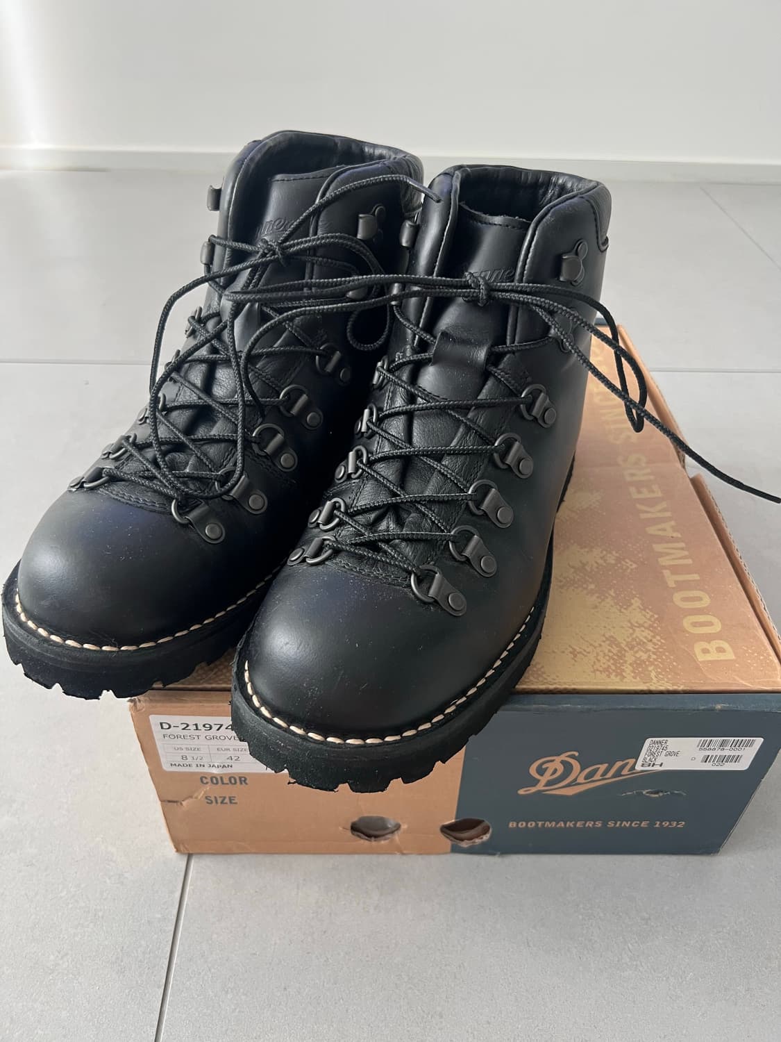 대너 마운틴 하이킹 부츠 forest grove 블랙 265 상품이미지1