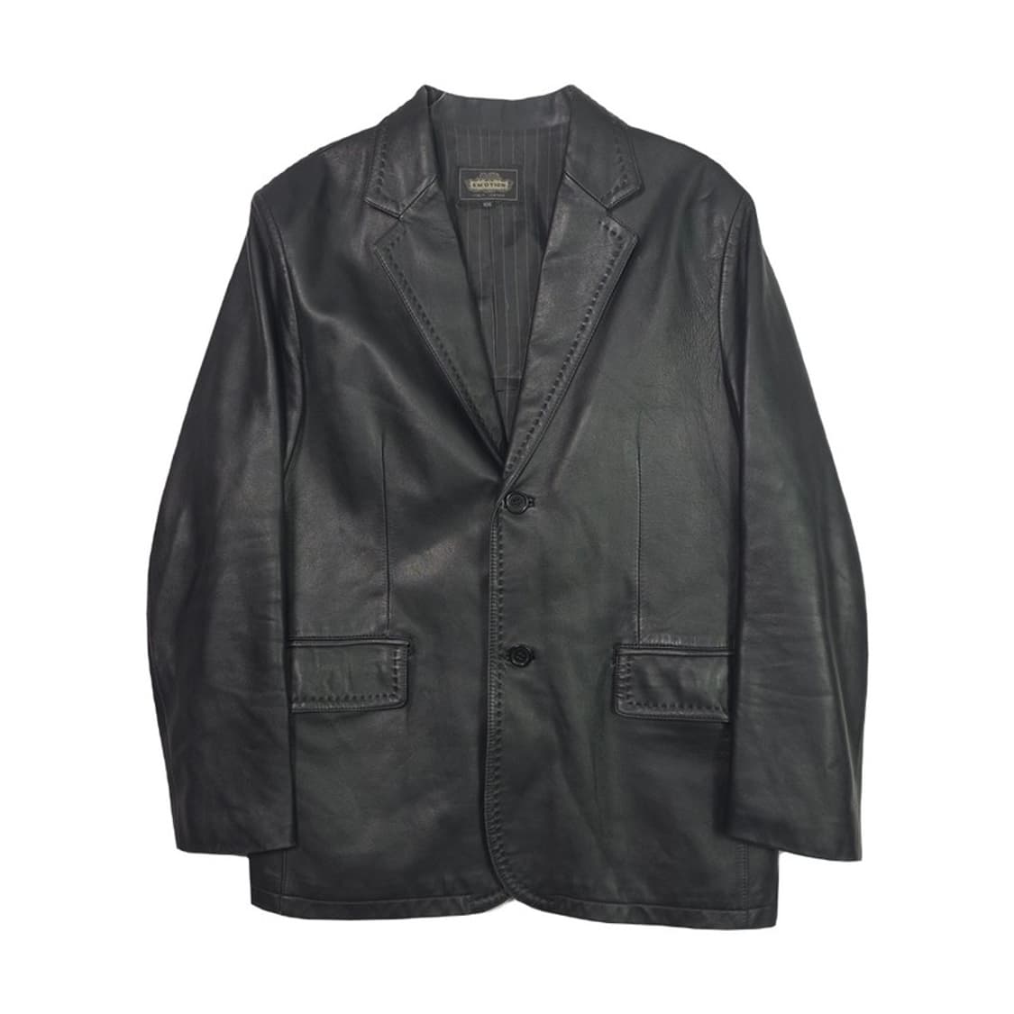 EMOTION 이탈리아 양가죽 테일러드 재킷 블랙 XL 상품이미지1