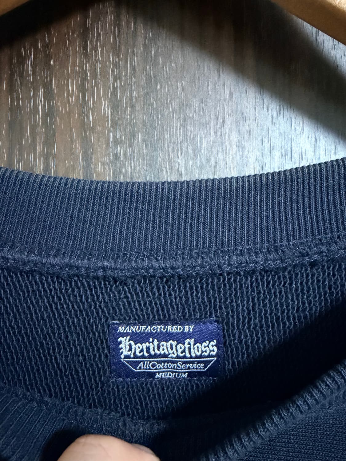 헤리티지플로스 맨투맨 네이비 m 상품이미지3