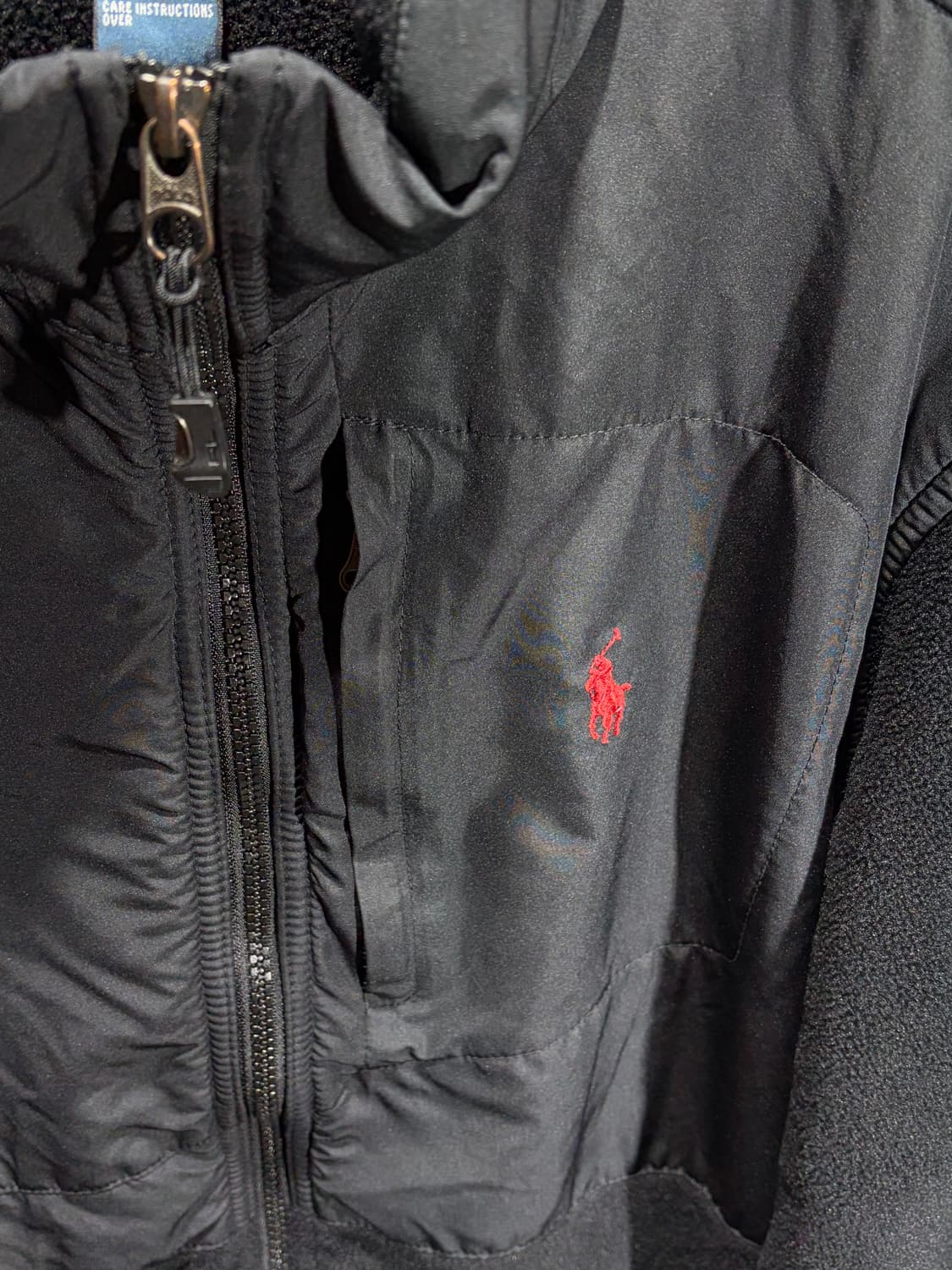 M 폴로랄프로렌 레드포니 나일론 믹스 플리스 자켓 상품이미지5